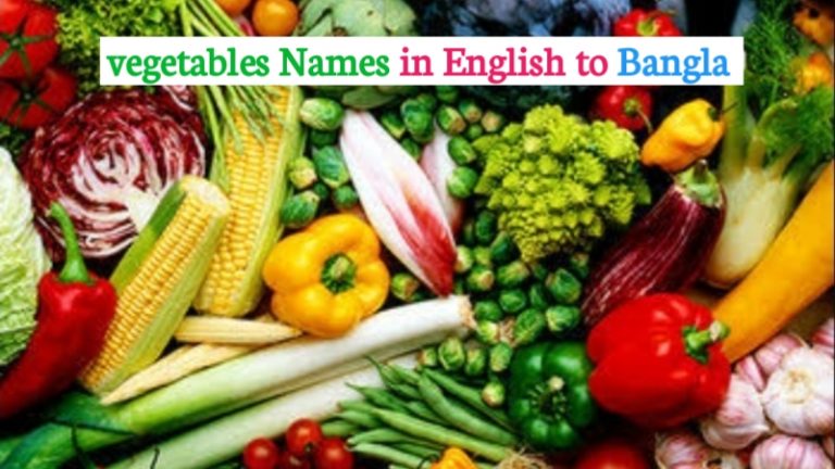 vegetables name in english to bengali word Meaning | vocabulary English Learning