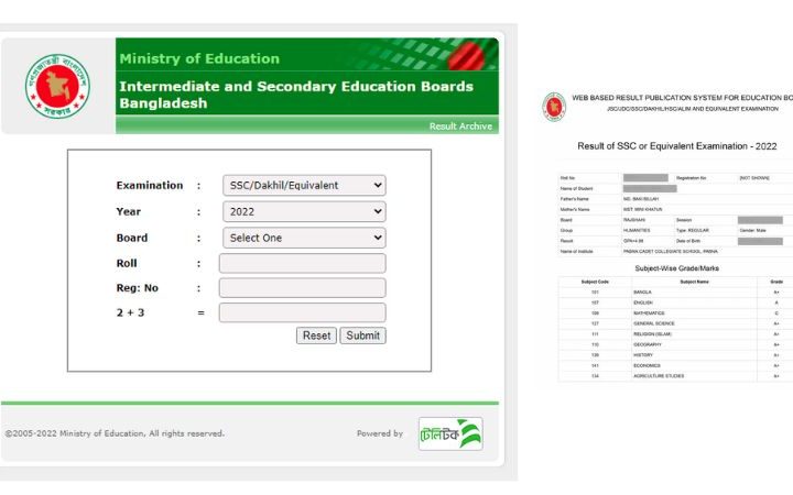 how to check your ssc dakhil vocational result 2022 bangladesh